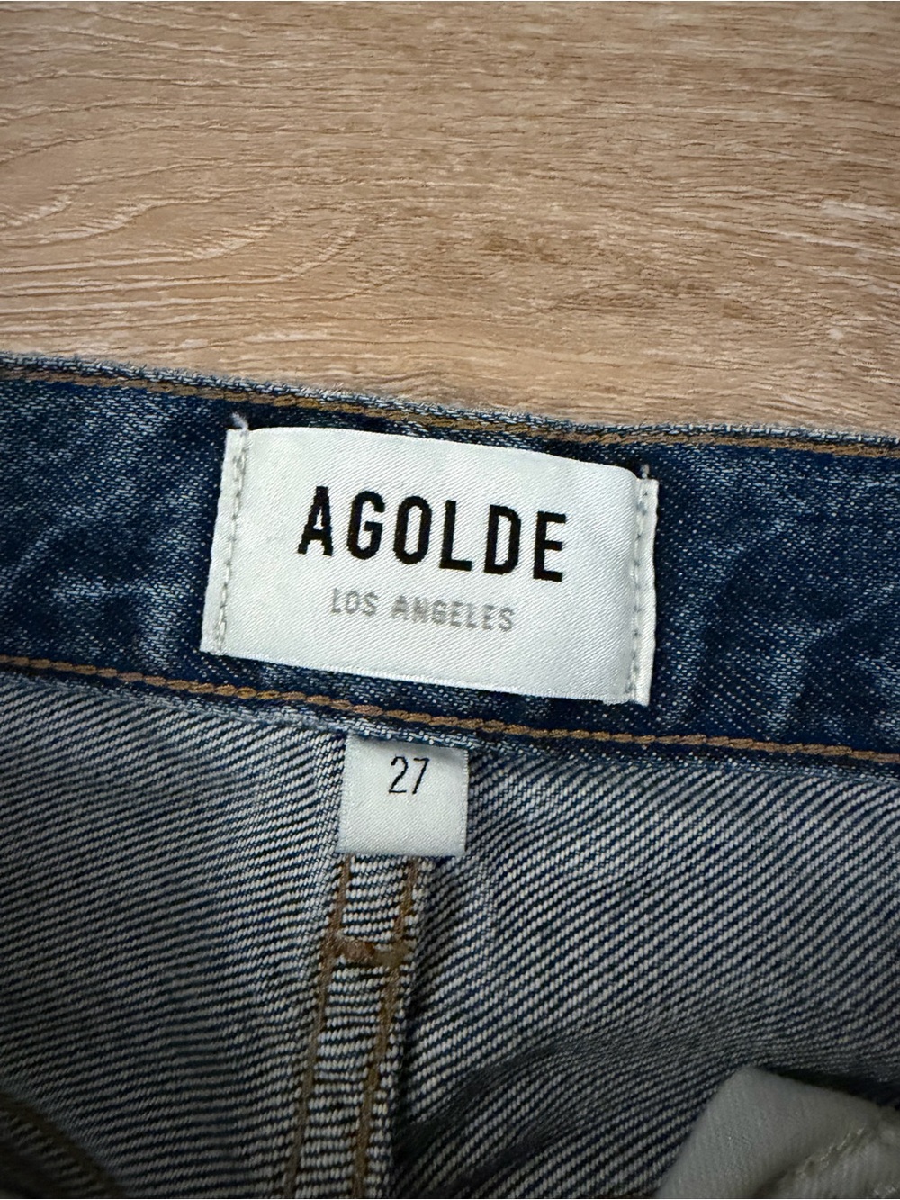 AGOLDE Dark Wash 90s Pinch Straight-Leg Jeans - Size 27 - Picture 4 of 4